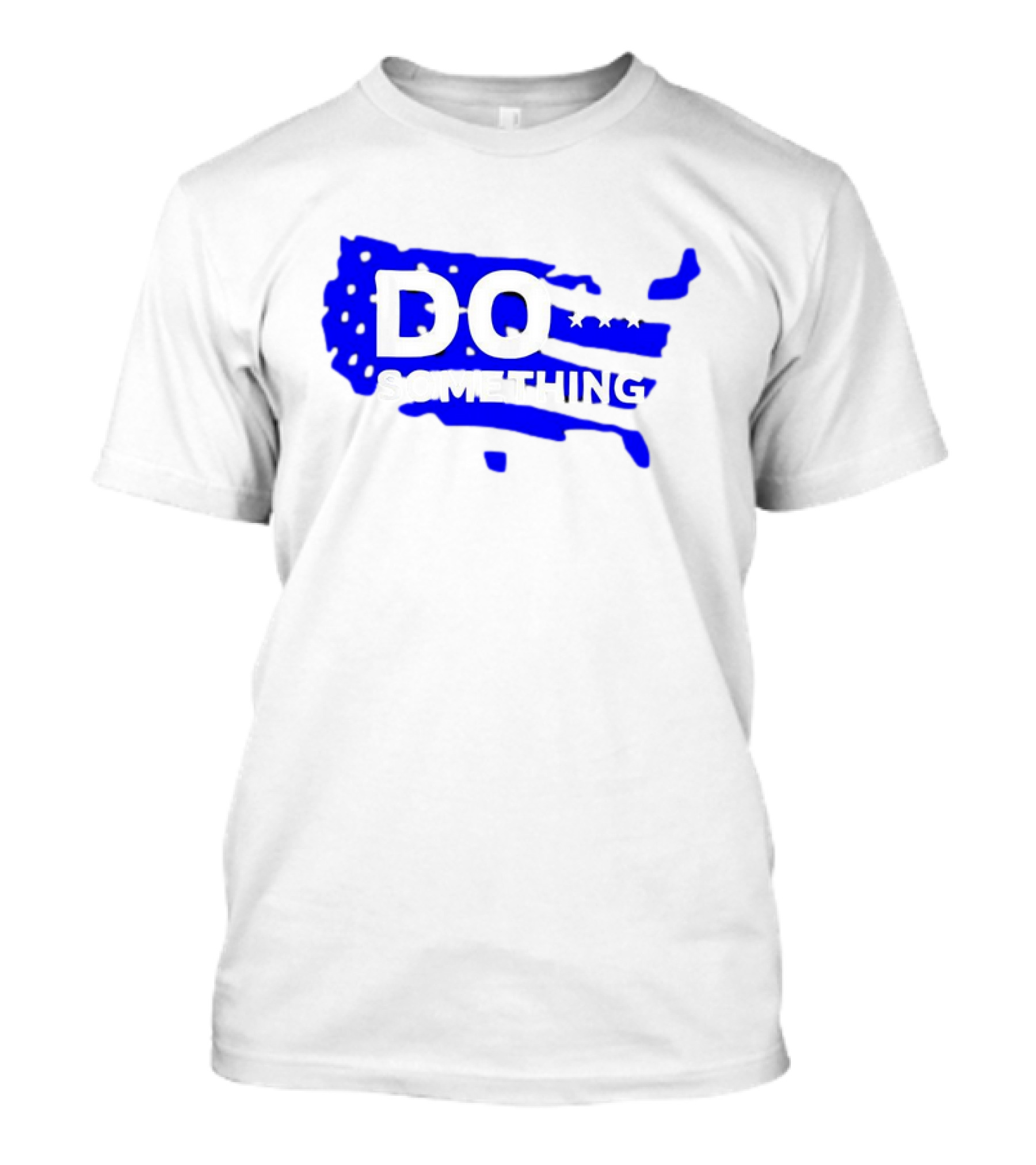 DO SOMETHING USA Flag Map T-Shirt