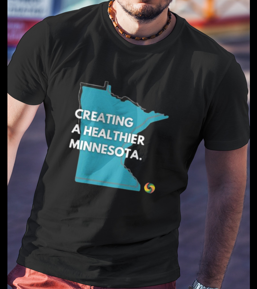 Creating A Healthier Minnesota State Logo With Swirl T-Shirt