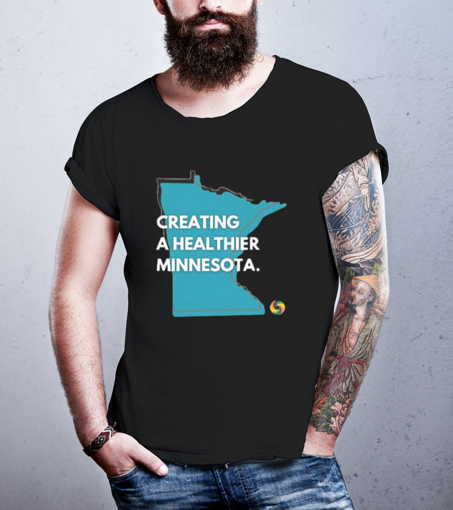 Creating A Healthier Minnesota State Logo With Swirl T-Shirt