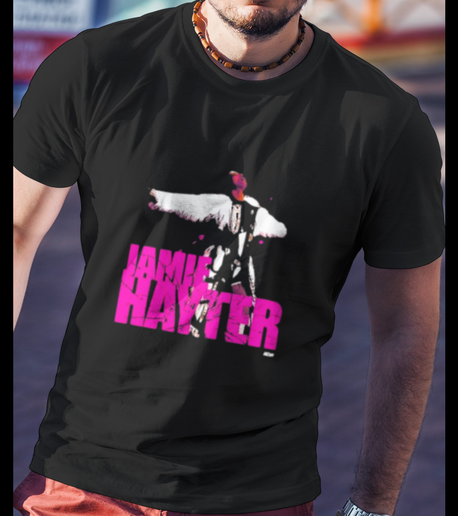 Jamie Hayter Bold Pink Wrestler Aesthetic T-Shirt