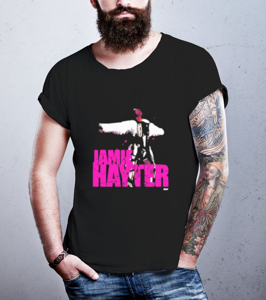 Jamie Hayter Bold Pink Wrestler Aesthetic T-Shirt
