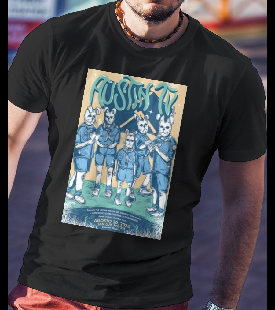 Austin TV La Última Noche Del Mundo San Luis Potosí Estación Wadley Agosto 30 T-Shirt