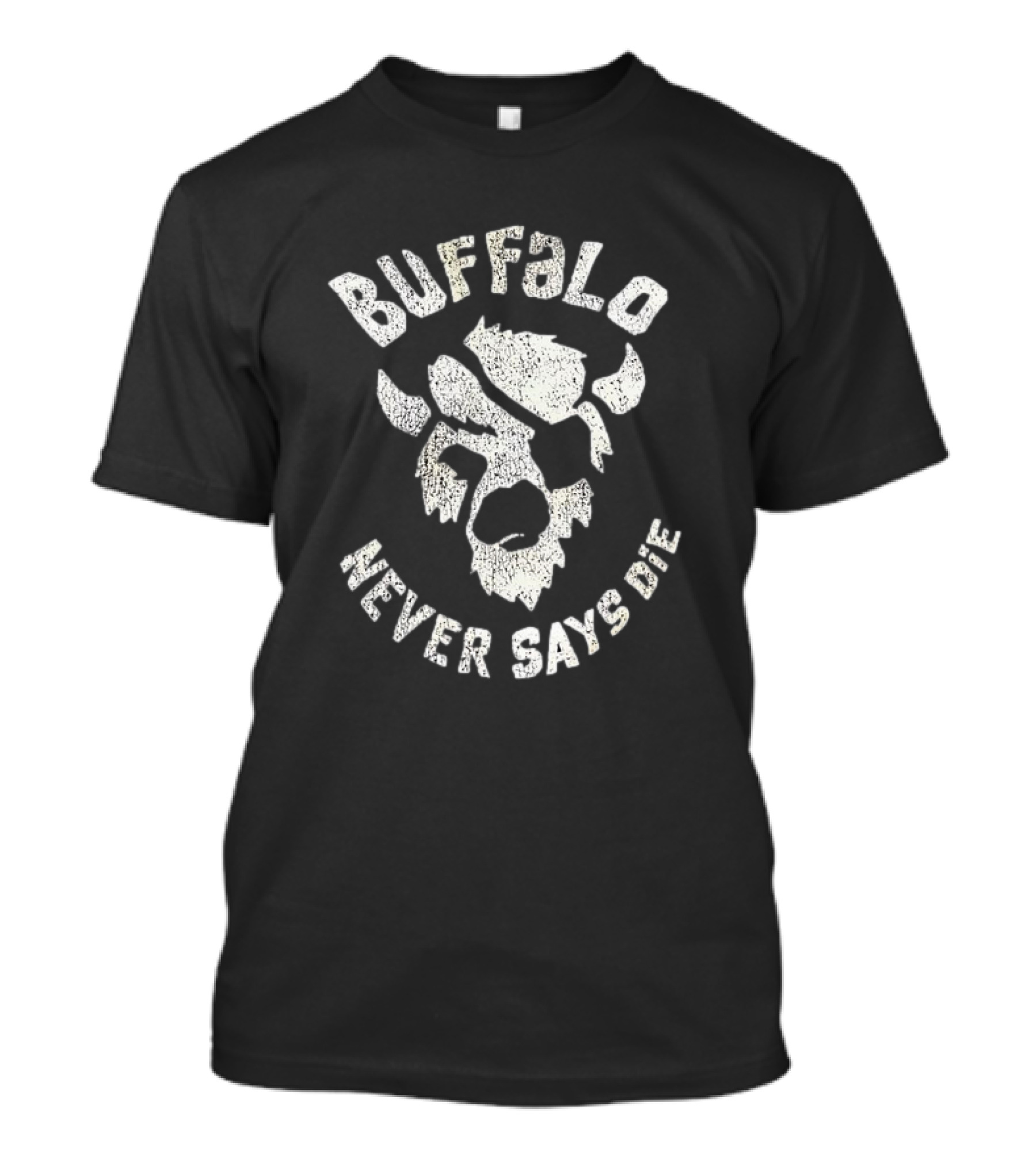 Buffalo Never Says Die Fierce Skull T-Shirt