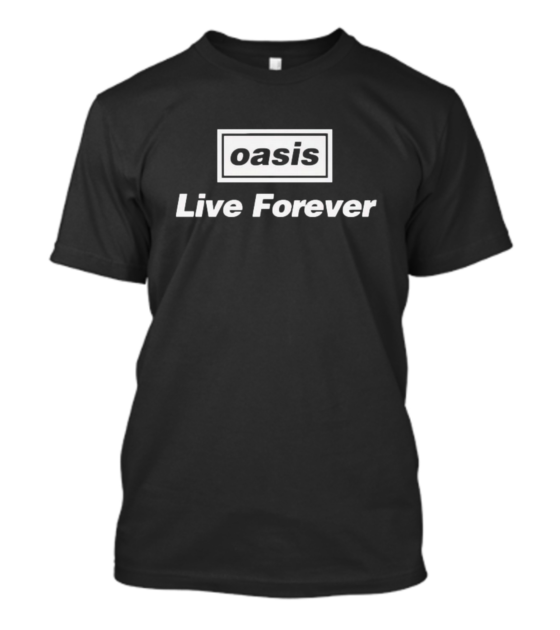 Oasis Live Forever Music Band T-Shirt