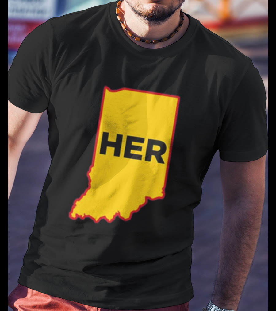 Indiana HER Map T-Shirt