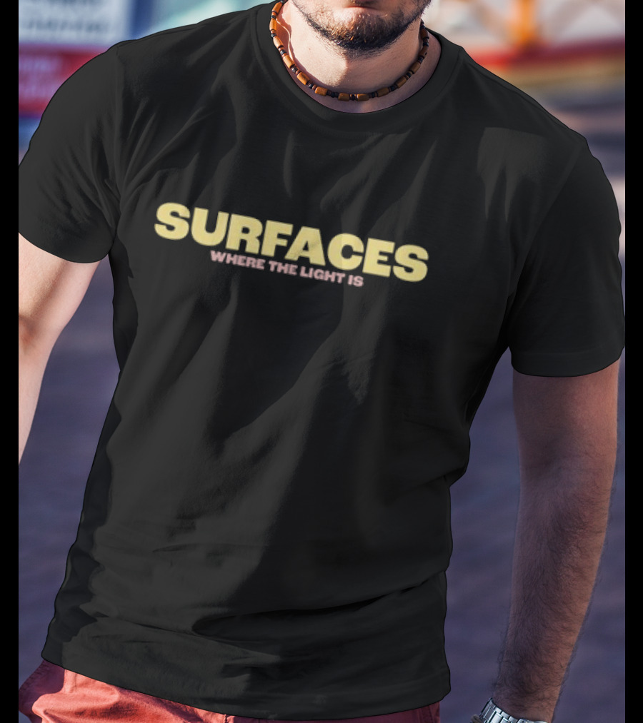 Surfaces Where The Light Is Album Merchandise T-Shirt