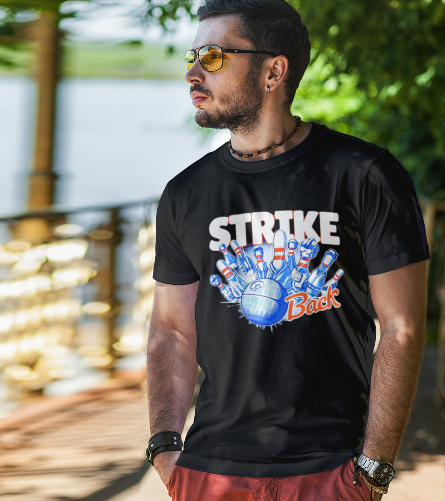 STRIKE Back Bowling And Star Wars Mashup T-Shirt