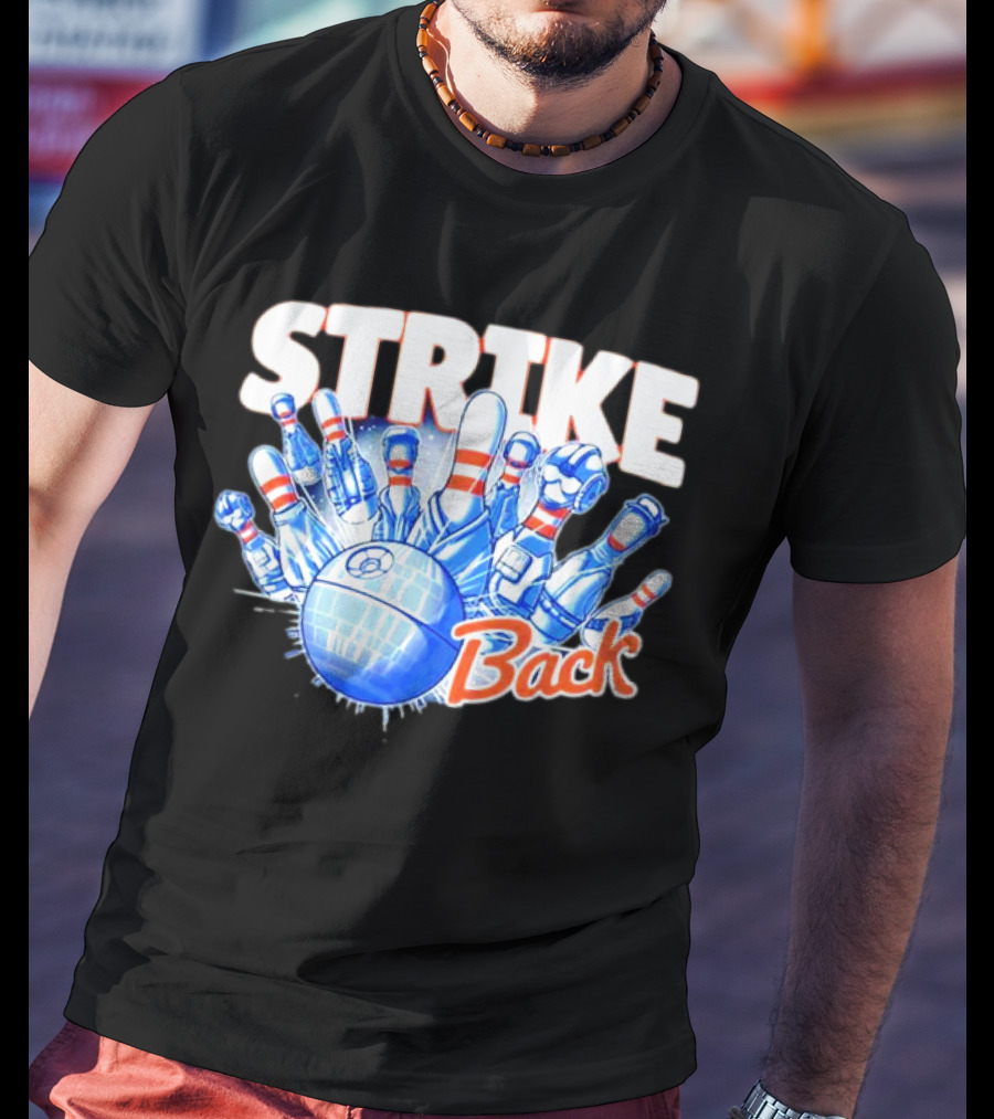 STRIKE Back Bowling And Star Wars Mashup T-Shirt