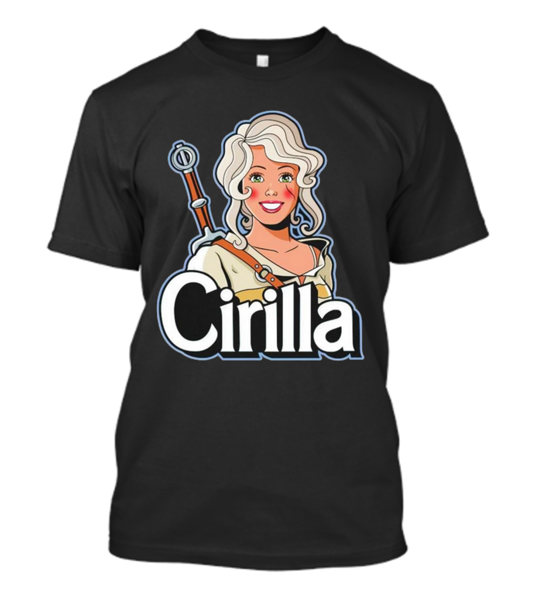 Cirilla Cartoon Style The Witcher Ciri T-Shirt