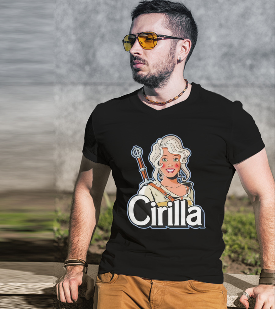 Cirilla Cartoon Style The Witcher Ciri T-Shirt