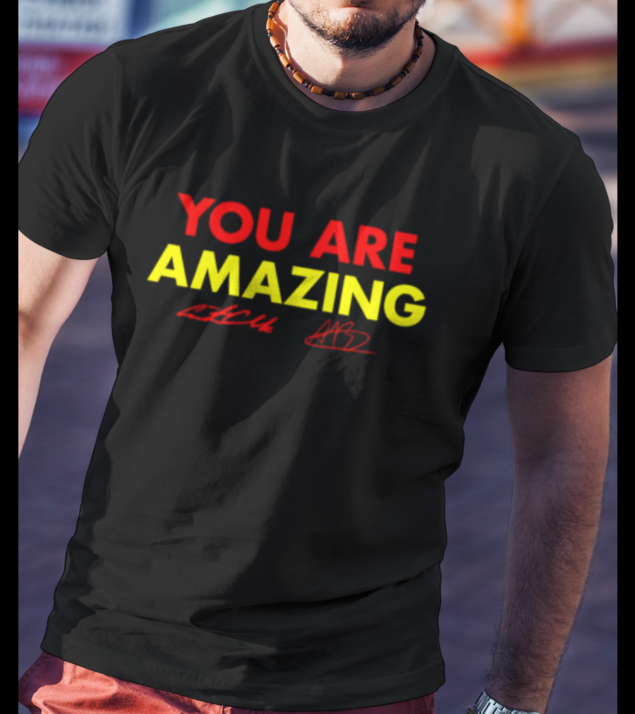 Clark Aliyah Boston You Are Amazing Indiana Fever Signature T-Shirt