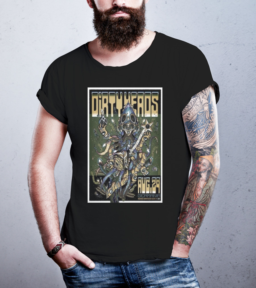 Dirty Heads Germania Insurance Amphitheater Aug 29 Austin TX Surreal Creature T-Shirt