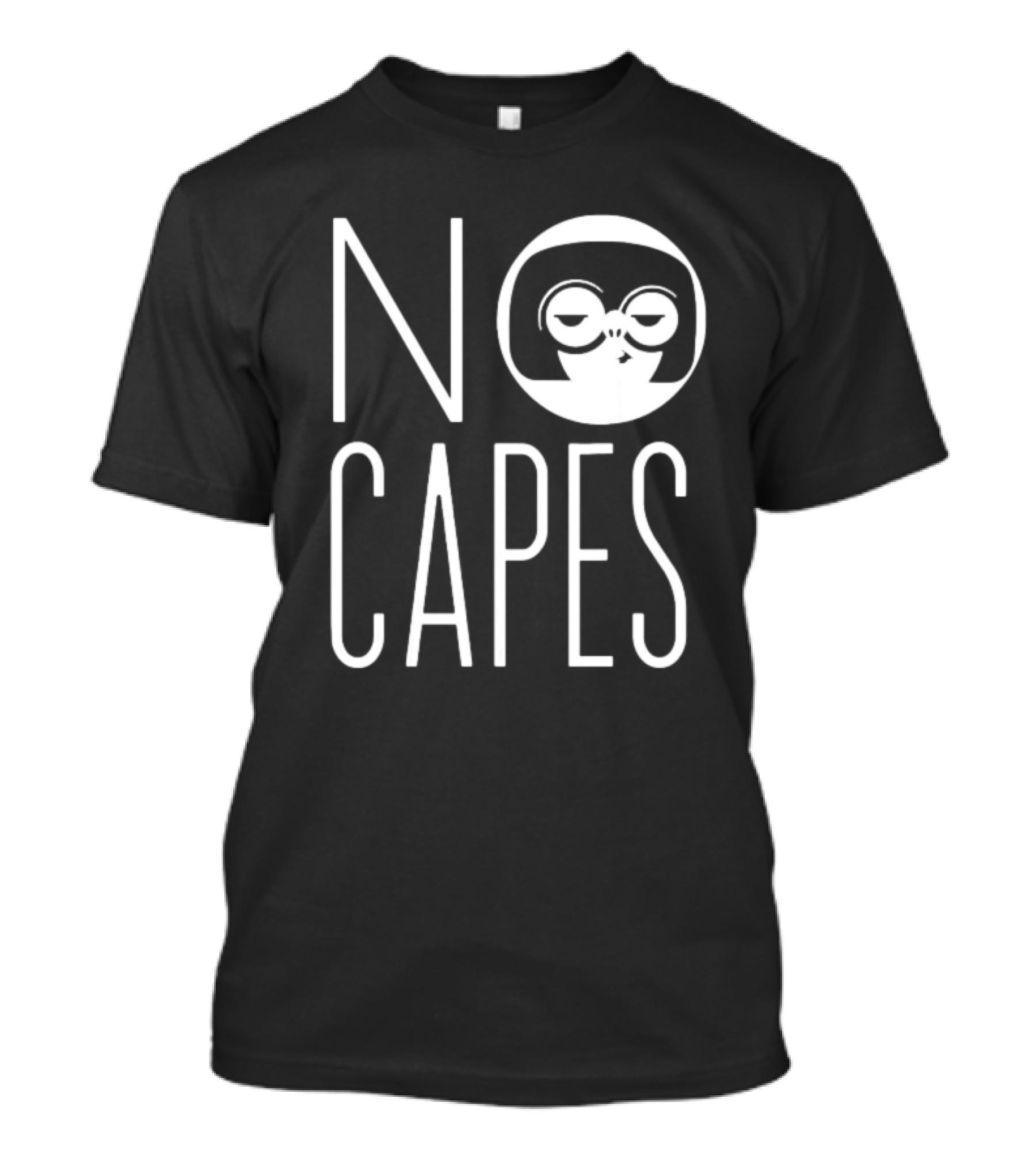 Edna Mode No Capes The Incredibles Disney Logo Iconic T-Shirt