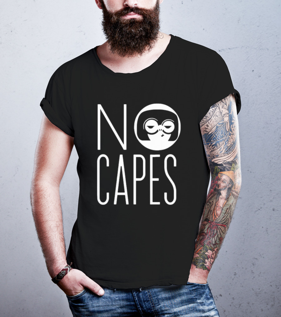 Edna Mode No Capes The Incredibles Disney Logo Iconic T-Shirt