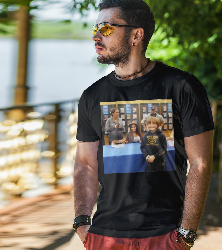 Jake Shane With Nicole Snooki Lavelle Venice Beach Surf Wear T-Shirt