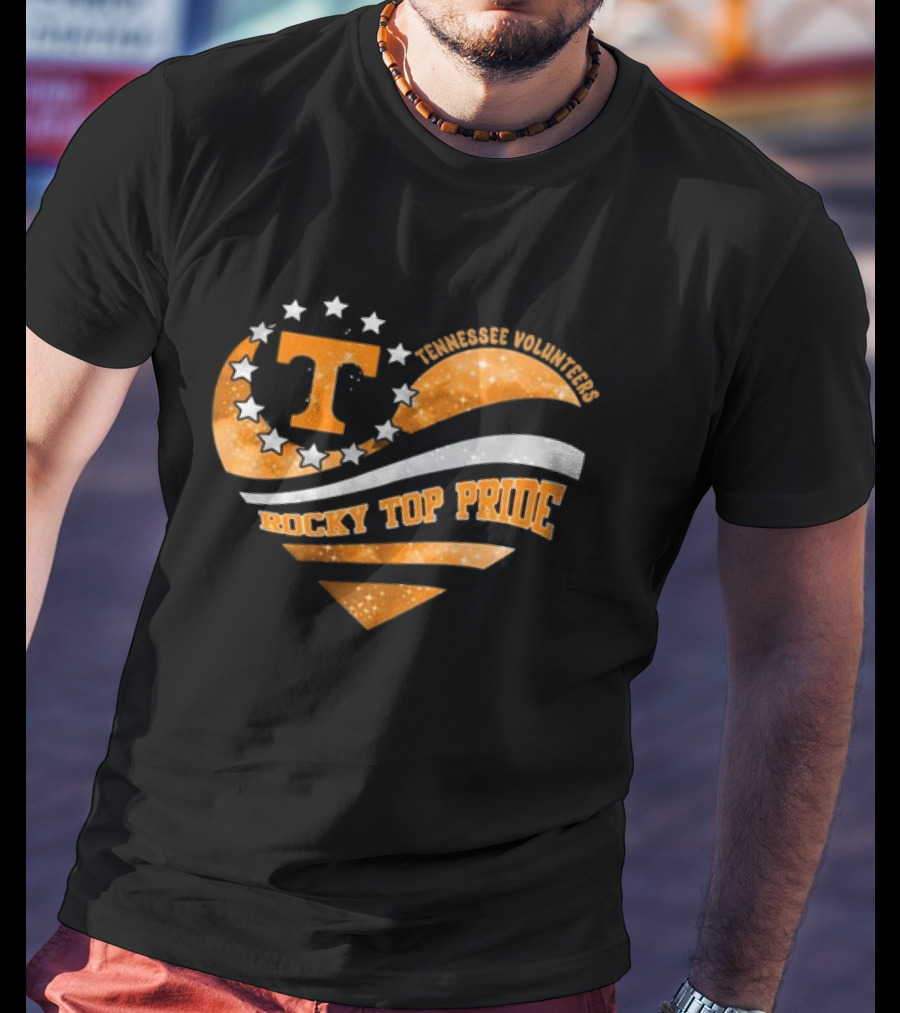 Tennessee Volunteers Heart T Rocky Top Pride T-Shirt