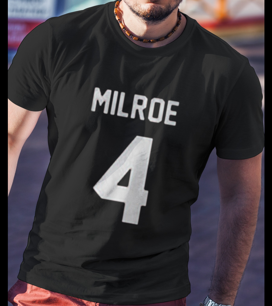 Alabama Football Milroe 4 Shirsey T-Shirt