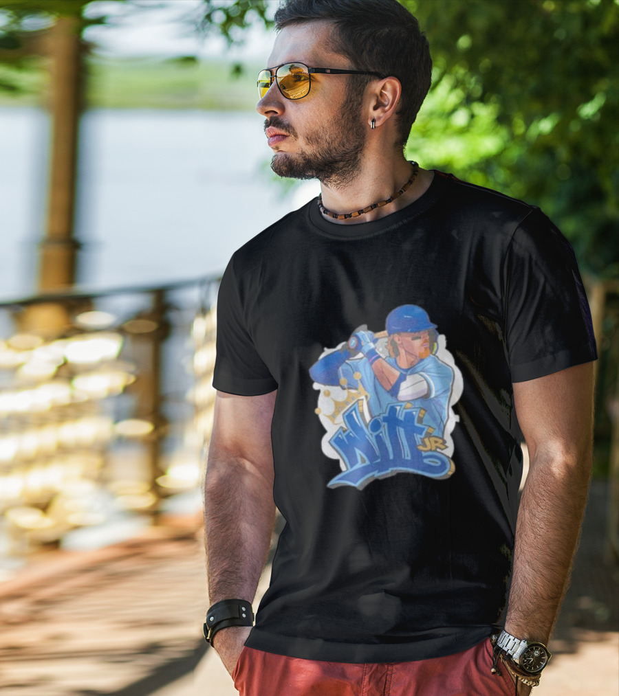 Bobby Witt Jr Kansas City Royals Graffiti Art With Crown T-Shirt