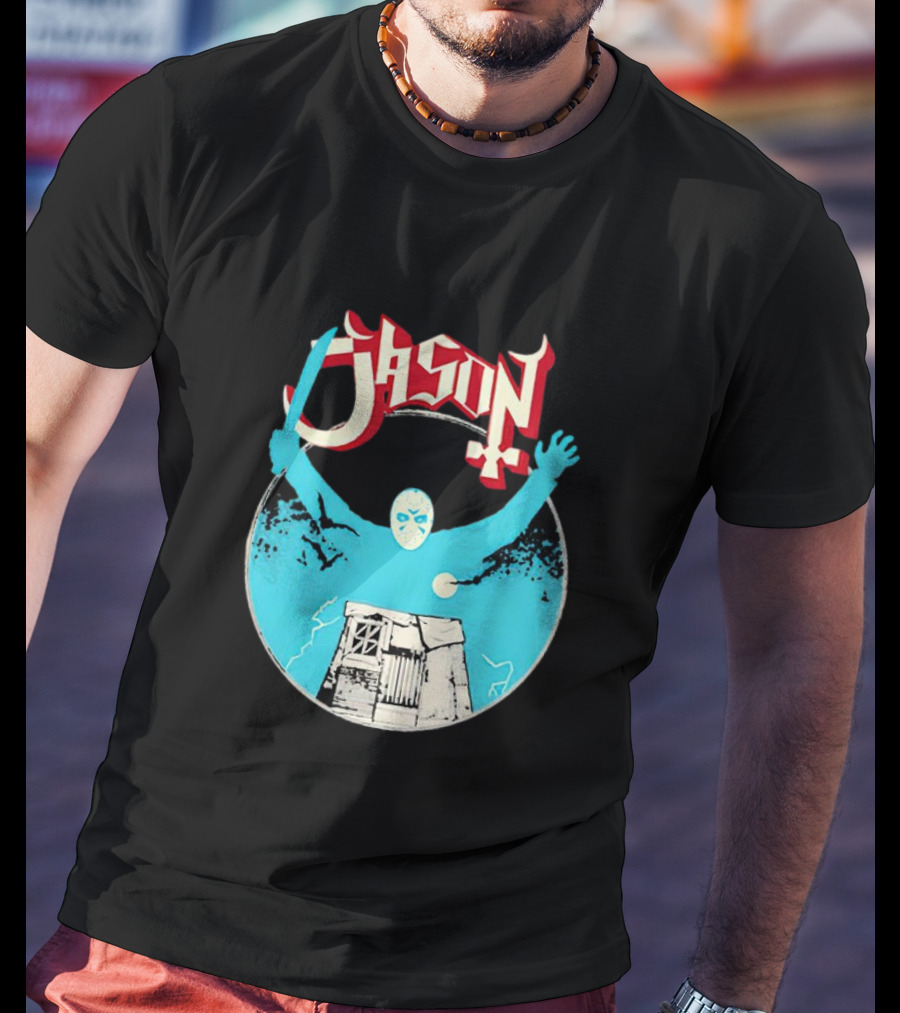 Jason Ghost Heavy Metal Turbo Cabin And Mask T-Shirt