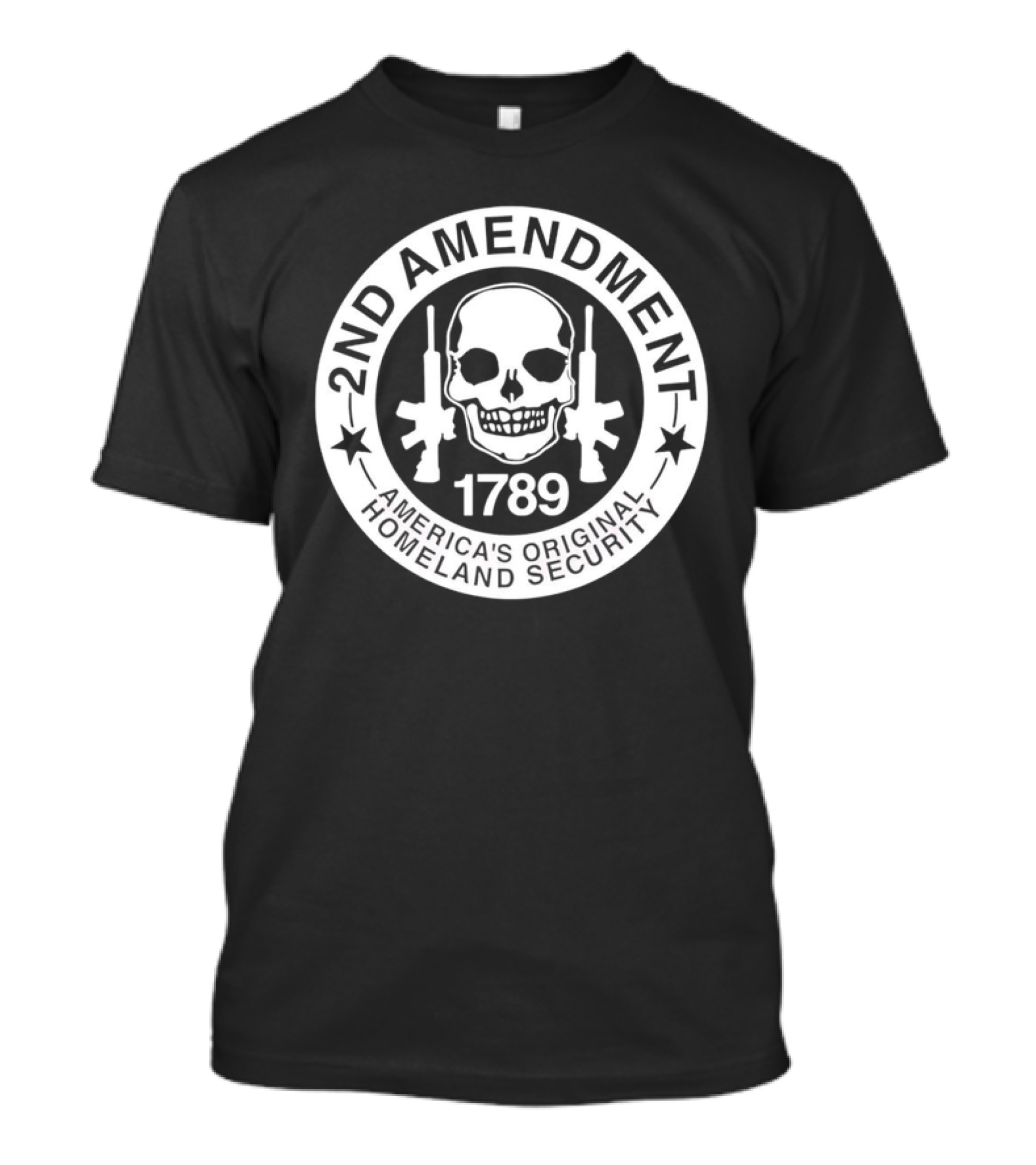 2nd Amendment Skull 1789 America's Original Homeland Security T-Shirt