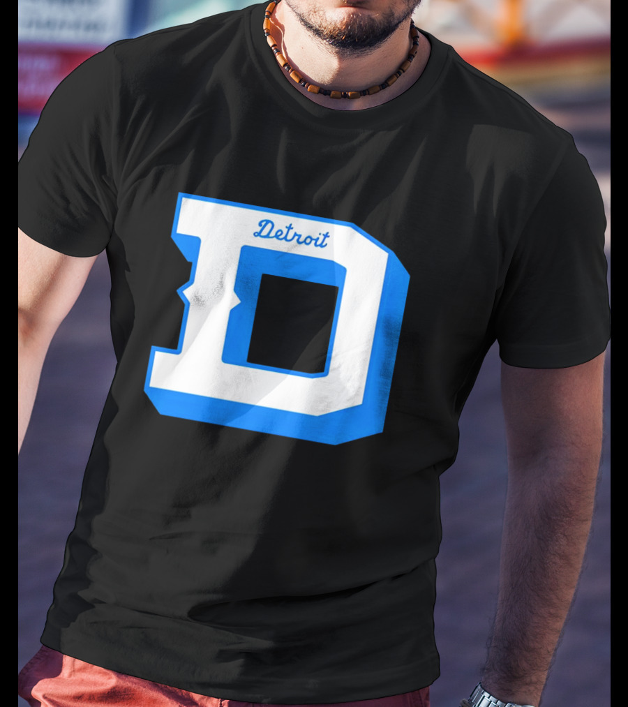 Detroit Lions Football Detroit D T-Shirt