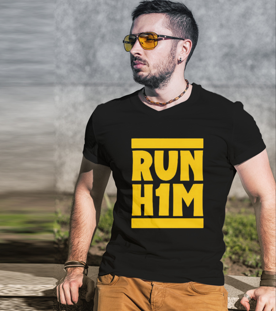 RUN H1M Street Art Graffiti T-Shirt