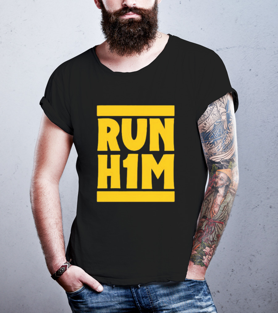 RUN H1M Street Art Graffiti T-Shirt