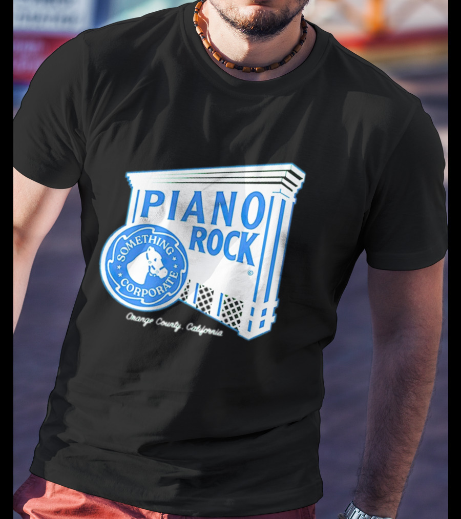 Piano Rock Something Corporate Orange County California T-Shirt
