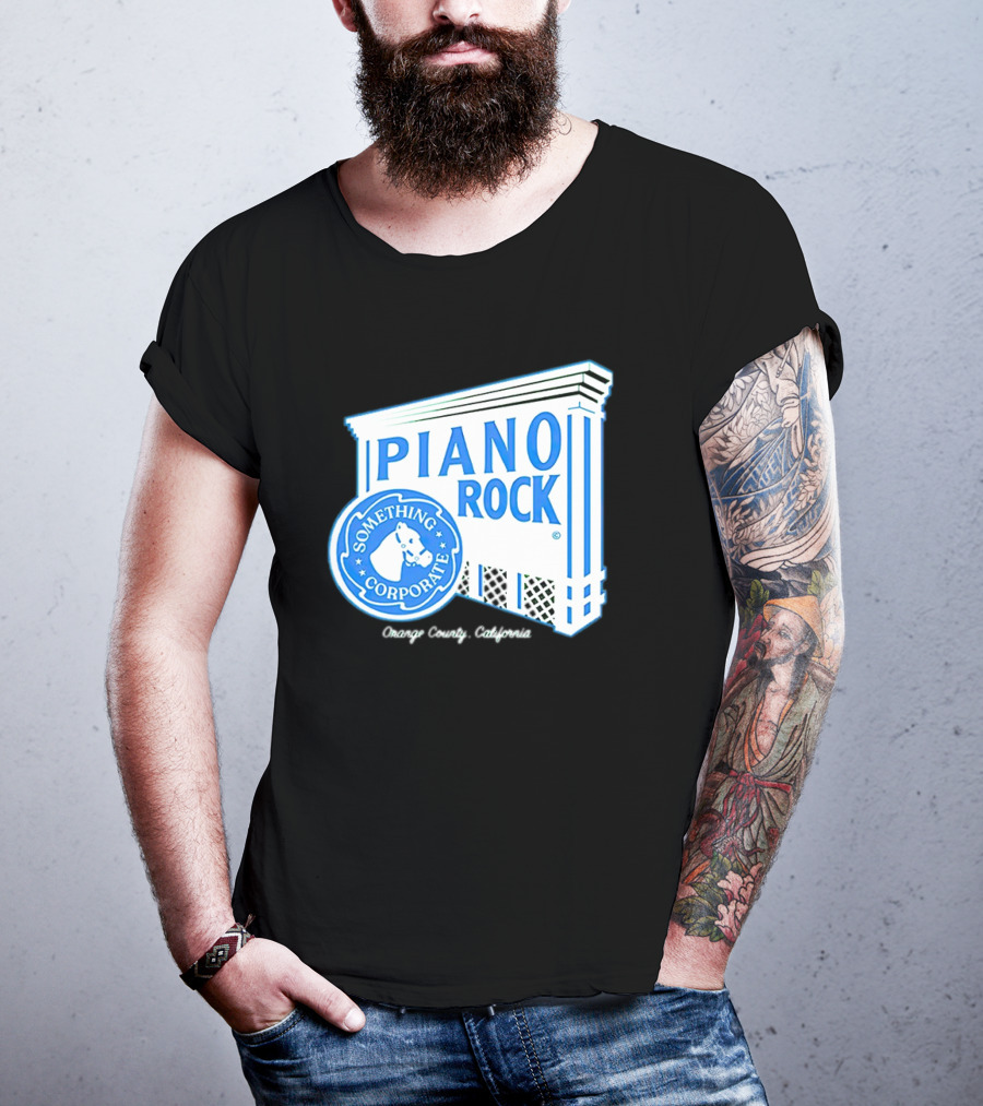 Piano Rock Something Corporate Orange County California T-Shirt