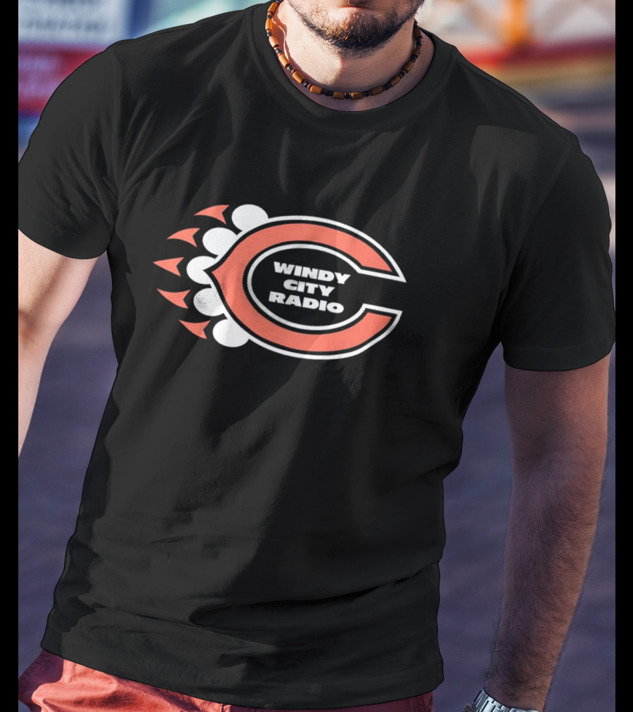 Windy City Radio Chicago Bears C Letter T-Shirt