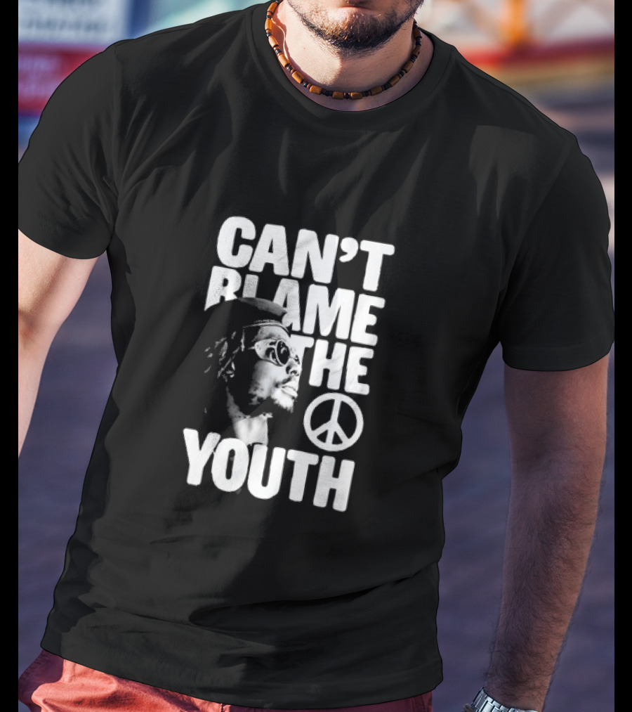 Can't Blame The Youth Peace Symbol Peter Tosh T-Shirt