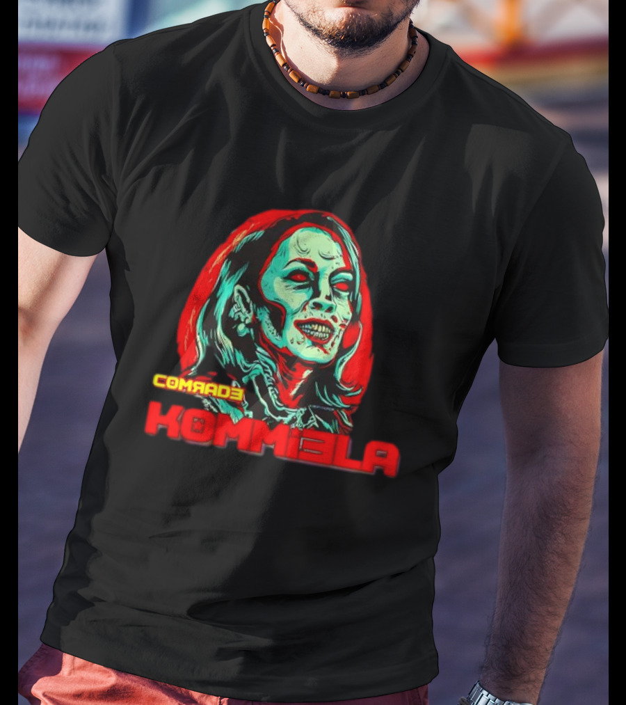 Walton And Johnson Comrade Kommiela Zombie Face T-Shirt