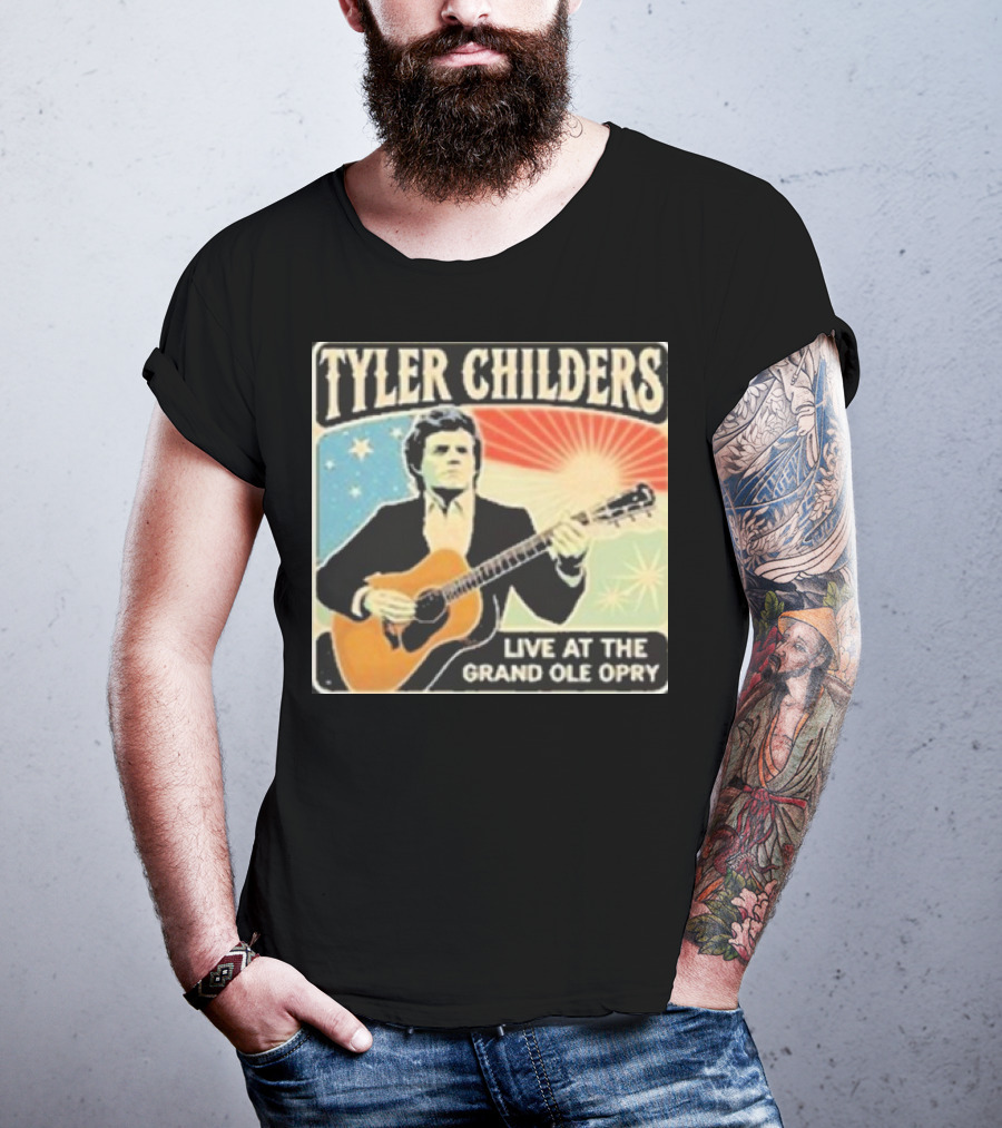 Tyler Childers Live Performance With Guitar At The Grand Ole Opry Iconic Event T-Shirt
