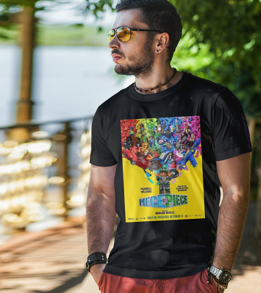 PHARRELL WILLIAMS PIECE BY PIECE TURN UP THE VOLUME OF YOUR IMAGINATION RELEASING IN THEATERS OCTOBER 11 T-Shirt