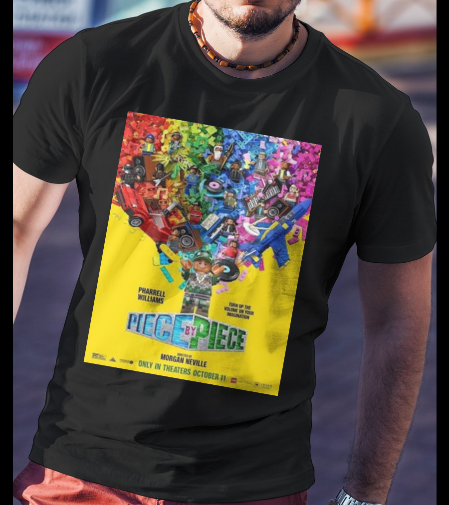 PHARRELL WILLIAMS PIECE BY PIECE TURN UP THE VOLUME OF YOUR IMAGINATION RELEASING IN THEATERS OCTOBER 11 T-Shirt