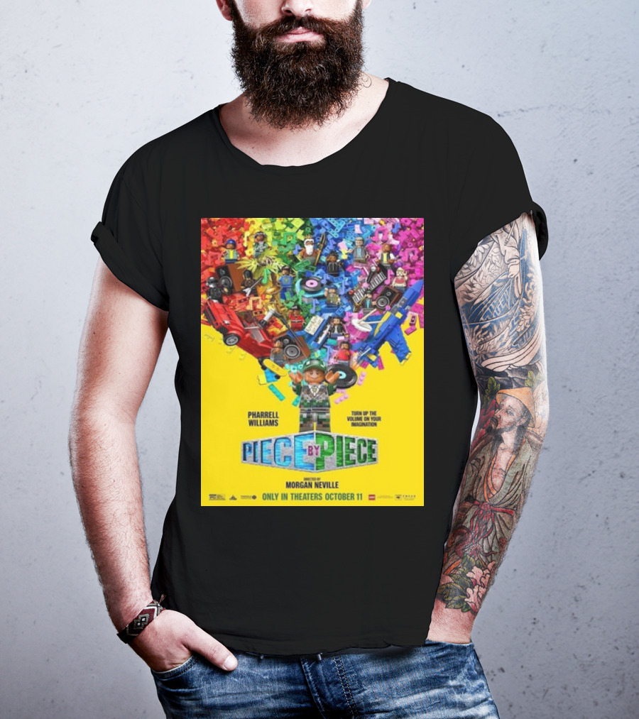 PHARRELL WILLIAMS PIECE BY PIECE TURN UP THE VOLUME OF YOUR IMAGINATION RELEASING IN THEATERS OCTOBER 11 T-Shirt