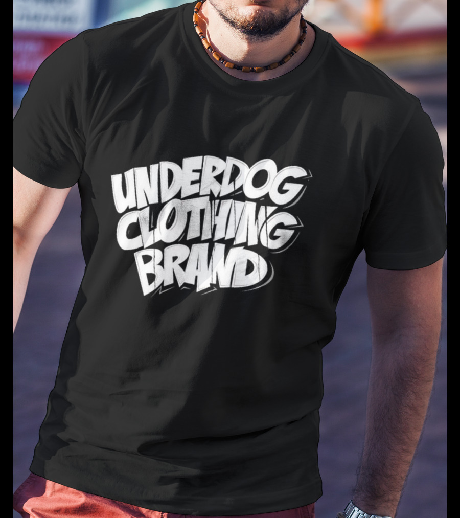UNDERDOG CLOTHING BRAND Streetwear Bold Lettering T-Shirt