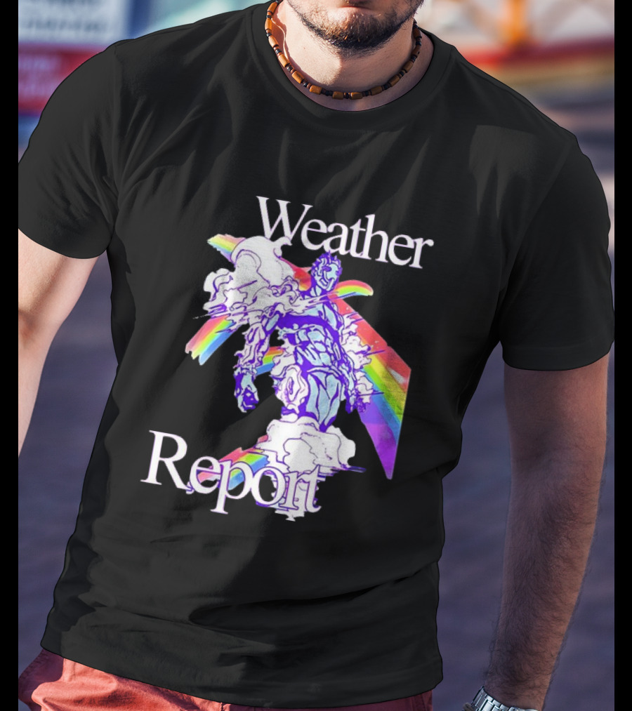 Weather Report JoJo's Bizarre Adventure Rainbow Character T-Shirt