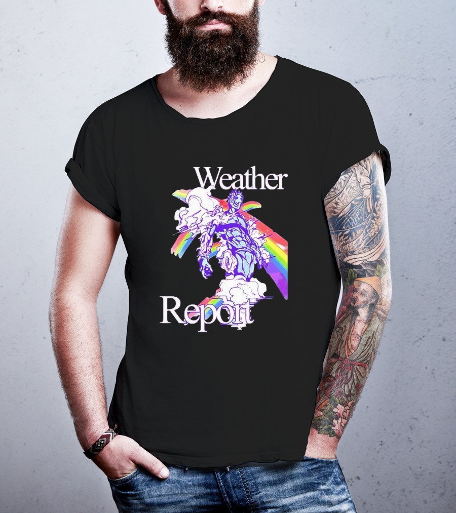 Weather Report JoJo's Bizarre Adventure Rainbow Character T-Shirt