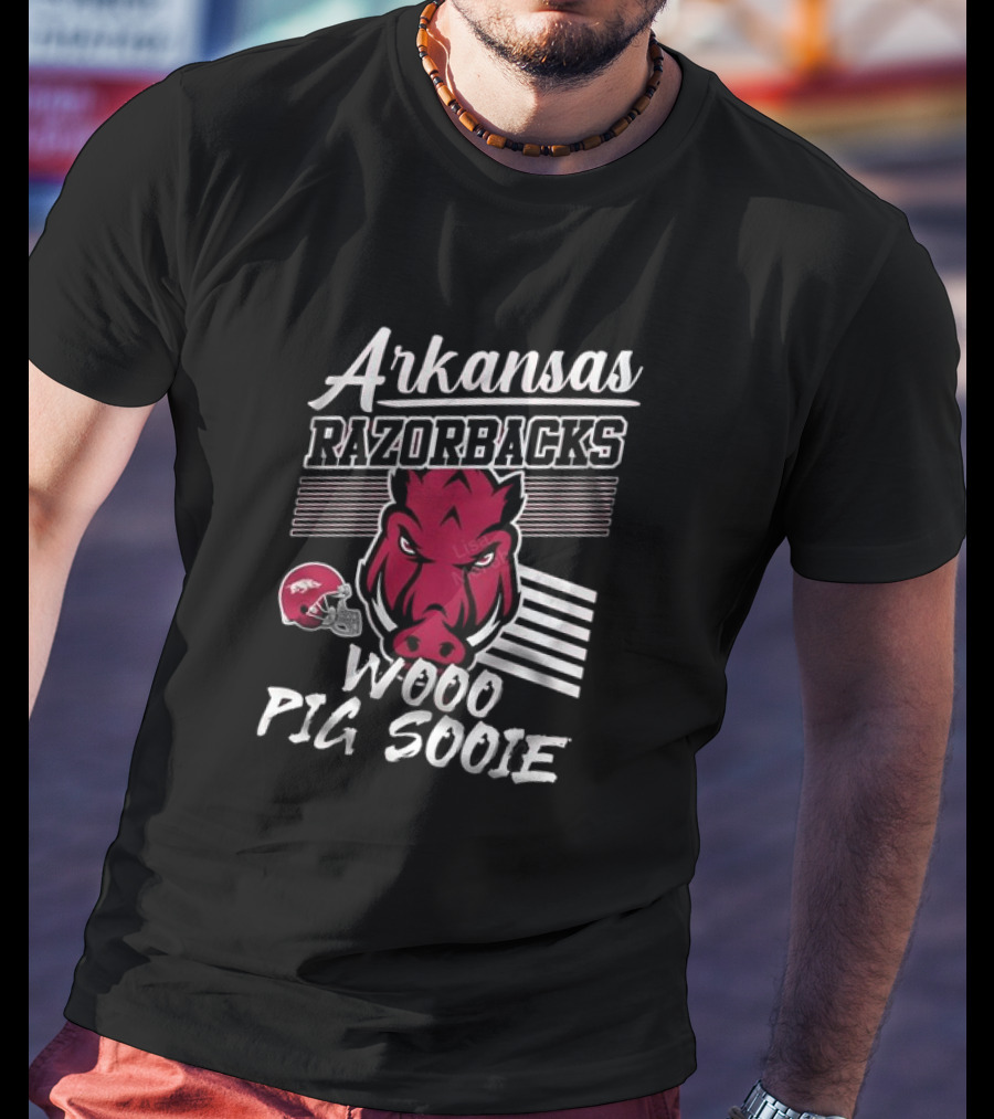 Arkansas Razorbacks Wooo Pig Sooie Team T-Shirt