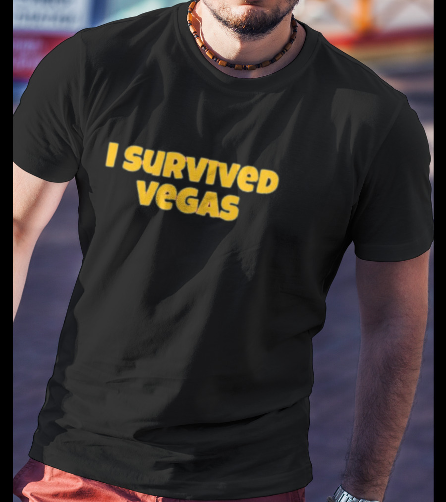 I Survived Vegas LSU Tigers T-Shirt