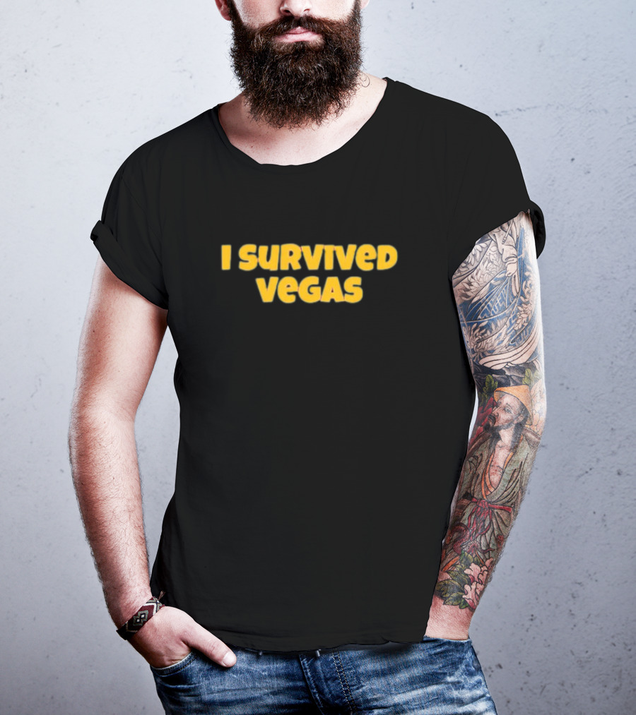 I Survived Vegas LSU Tigers T-Shirt