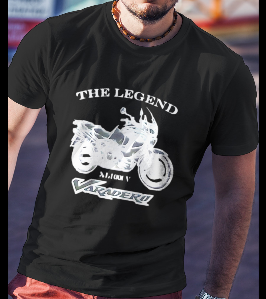 The Legend Varadero XL1000V Motorcycle Icon Text Highlight T-Shirt