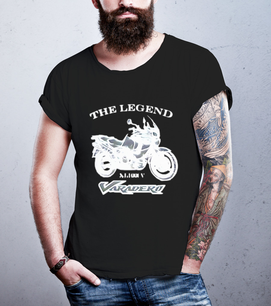 The Legend Varadero XL1000V Motorcycle Icon Text Highlight T-Shirt