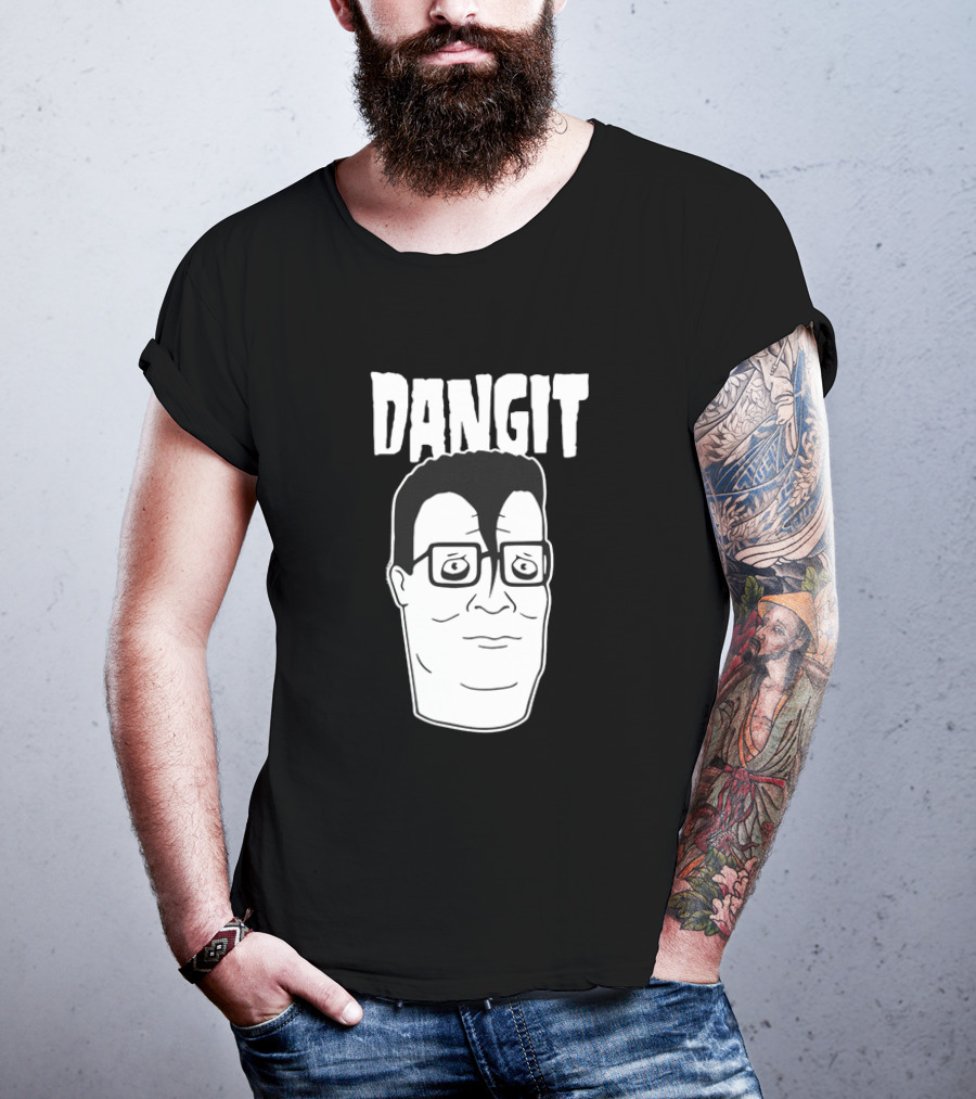 Hank Hill Danzig Mashup Dangit Face T-Shirt