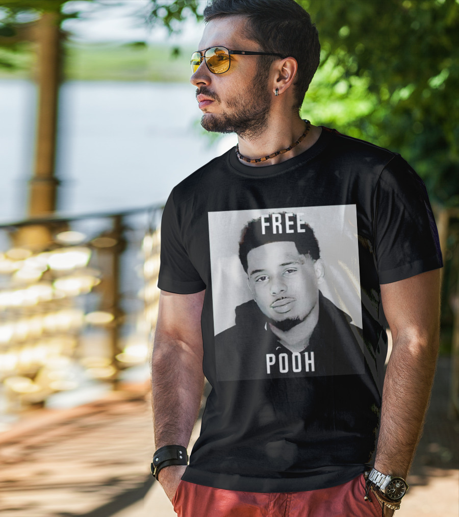 Free Pooh Shiesty American Rapper T-Shirt