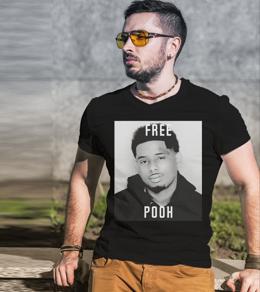 Free Pooh Shiesty American Rapper T-Shirt