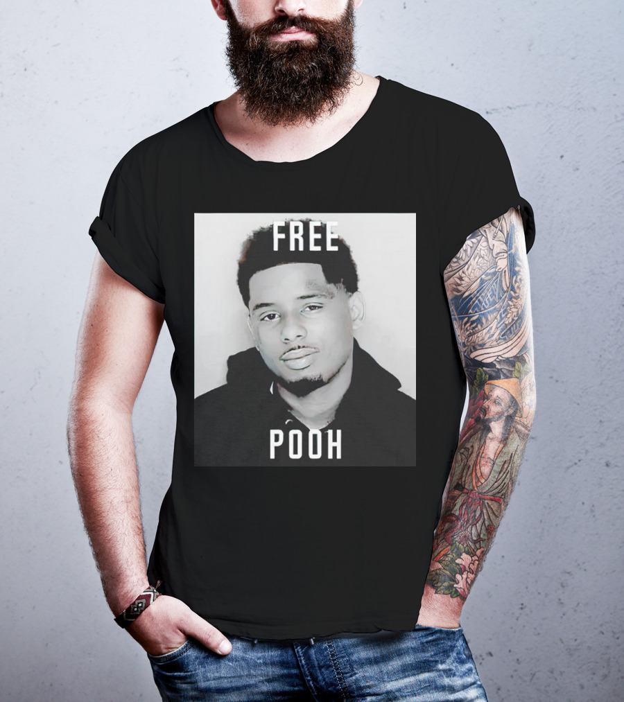 Free Pooh Shiesty American Rapper T-Shirt
