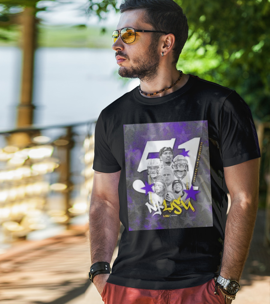 LSU Tigers NFLSU NFL Rosters Legends 51 Superstars T-Shirt