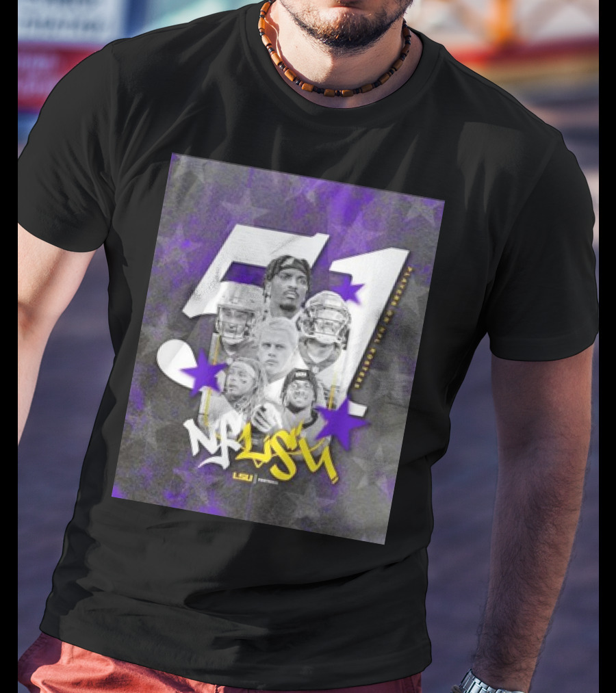 LSU Tigers NFLSU NFL Rosters Legends 51 Superstars T-Shirt